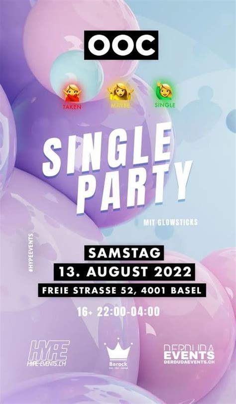 single party basel|Single party events in Basel